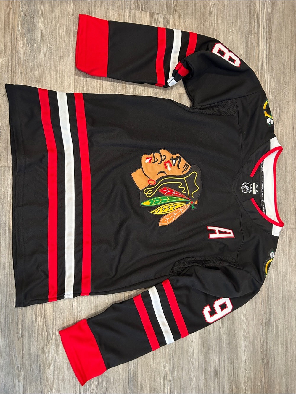 Connor Bedard Chicago Blackhawks NHL Black stitched jersey